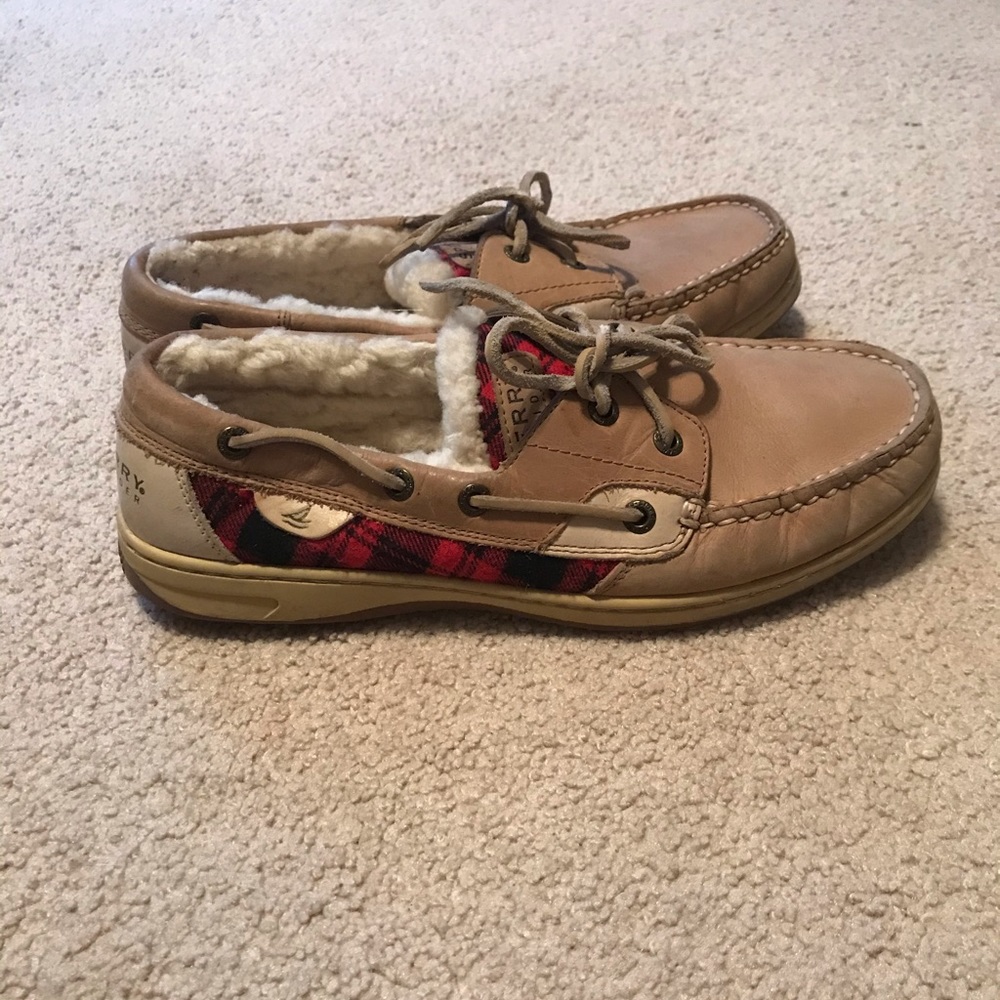 Winter Plaid Sperrys